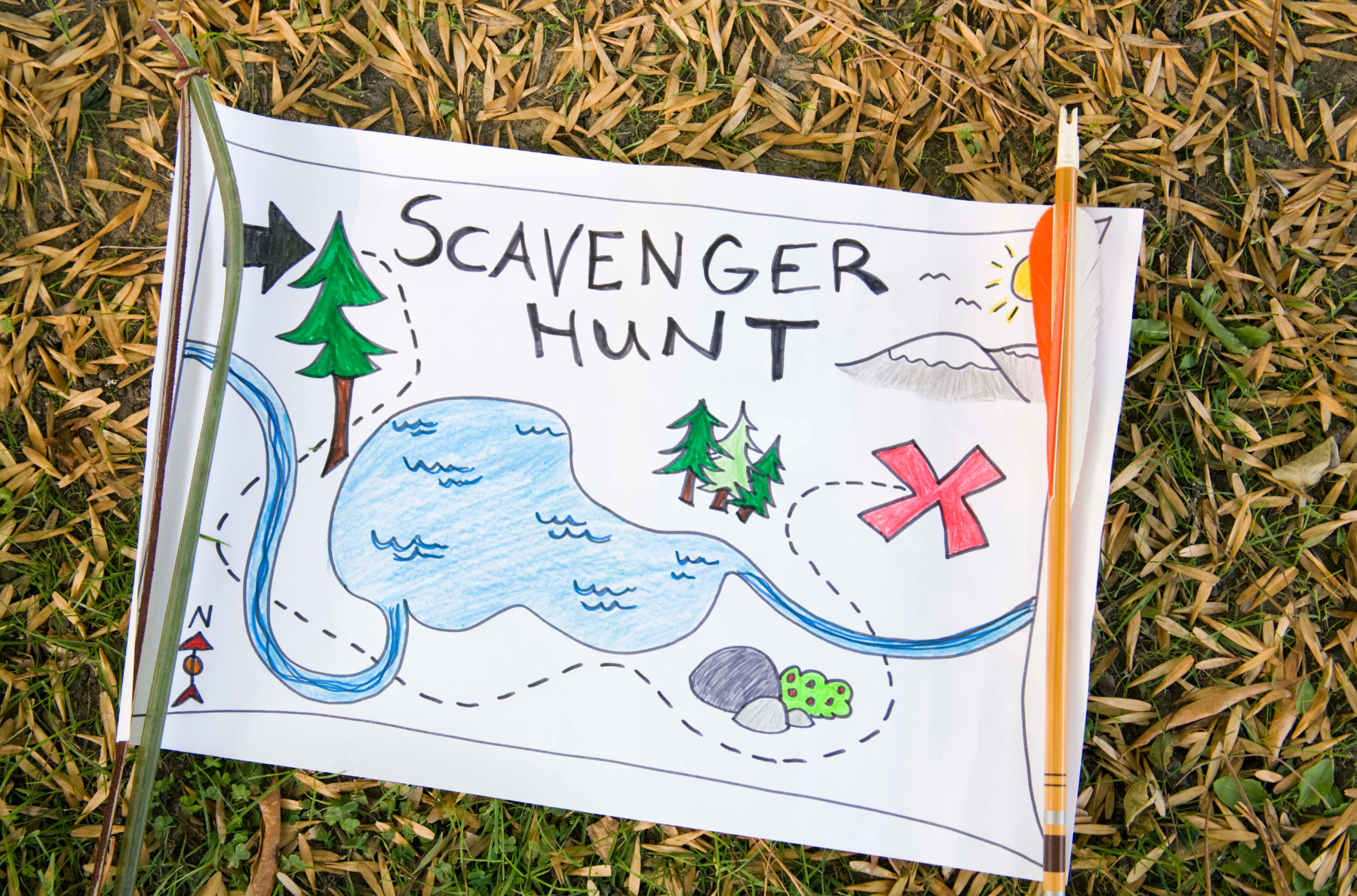 Scavenger Hunt Map