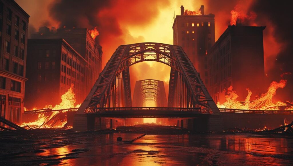 El gran incendio de Chicago de 1871