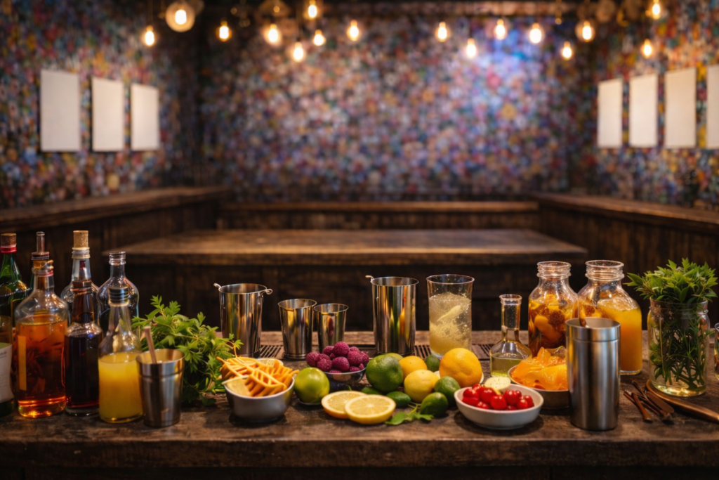 COCKTAIL CLASSES & MIXOLOGY PARTIES.